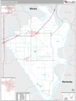 Mississippi County, MO Wall Map