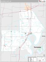 New Madrid County, MO Wall Map Zip Code
