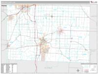 Newton County, MO Wall Map Zip Code