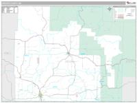 Oregon County, MO Wall Map Zip Code