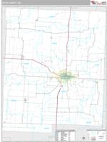 Pettis County, MO Wall Map Zip Code
