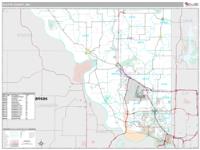 Platte County, MO Wall Map Zip Code