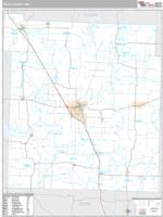Polk County, MO Wall Map Zip Code