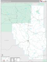 Reynolds County, MO Wall Map Zip Code