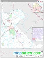 St. Francois County, MO Wall Map Zip Code
