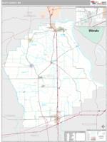 Scott County, MO Wall Map Zip Code