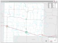 Shelby County, MO Wall Map Zip Code