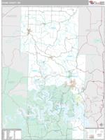 Stone County, MO Wall Map Zip Code