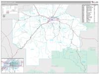 Cascade County, MT Wall Map Zip Code