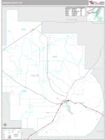 Dawson County, MT Wall Map Zip Code