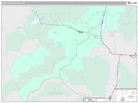 Deer Lodge County, MT Wall Map Zip Code