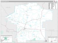 Fergus County, MT Wall Map Zip Code