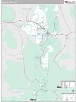 Gallatin County, MT Wall Map