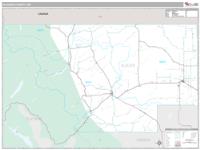 Glacier County, MT Wall Map Zip Code
