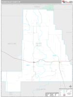 Golden Valley County, MT Wall Map Zip Code