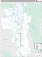 Lake County, MT Wall Map Zip Code