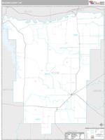 McCone County, MT Wall Map Zip Code