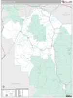 Madison County, MT Wall Map Zip Code