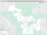 Meagher County, MT Wall Map Zip Code