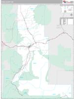 Park County, MT Wall Map Zip Code