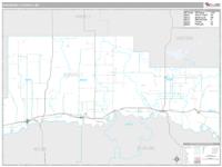 Roosevelt County, MT Wall Map Zip Code