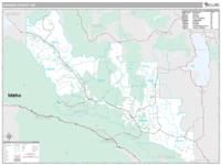 Sanders County, MT Wall Map