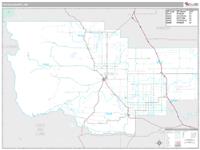 Teton County, MT Wall Map Zip Code