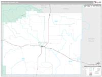 Wheatland County, MT Wall Map Zip Code