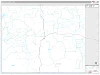 Arthur County, NE Wall Map Zip Code