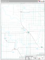 Boone County, NE Wall Map Zip Code