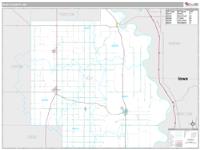 Burt County, NE Wall Map Zip Code