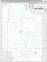 Cedar County, NE Wall Map Zip Code