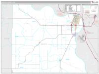 Dakota County, NE Wall Map Zip Code