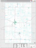 Gage County, NE Wall Map Zip Code