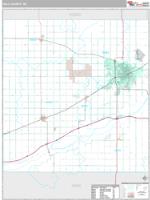 Hall County, NE Wall Map Zip Code