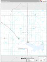 Harlan County, NE Wall Map Zip Code