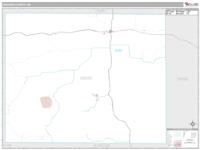 Hooker County, NE Wall Map Zip Code