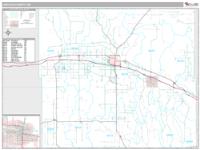 Lincoln County, NE Wall Map Zip Code