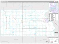 Otoe County, NE Wall Map Zip Code