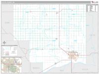 Platte County, NE Wall Map Zip Code
