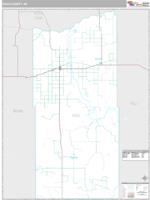 Rock County, NE Wall Map Zip Code