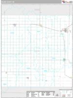 Saline County, NE Wall Map Zip Code