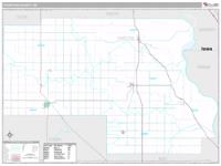 Thurston County, NE Wall Map Zip Code