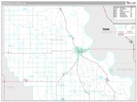 Washington County, NE Wall Map Zip Code