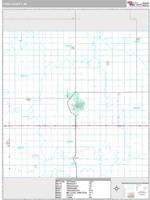 York County, NE Wall Map Zip Code