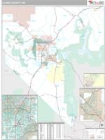 Clark County, NV Wall Map Zip Code