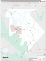 Mineral County, NV Wall Map Zip Code