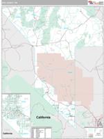 Nye County, NV Wall Map Zip Code