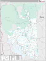Carroll County, NH Wall Map Zip Code