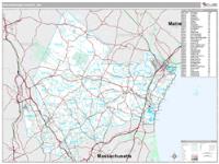 Rockingham County, NH Wall Map